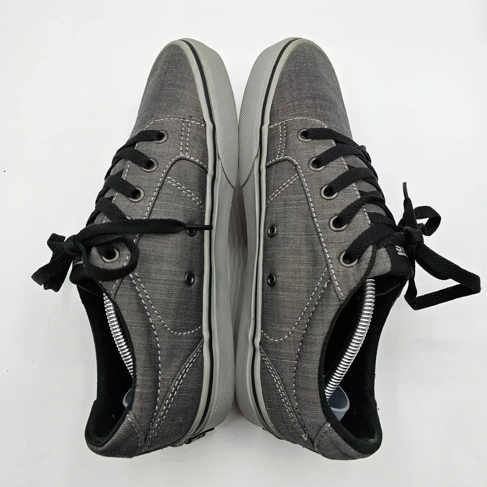 Vans Mens Low Top Skate Shoes Sneakers Size 7 Gray Skateboarding Lace‎ Up